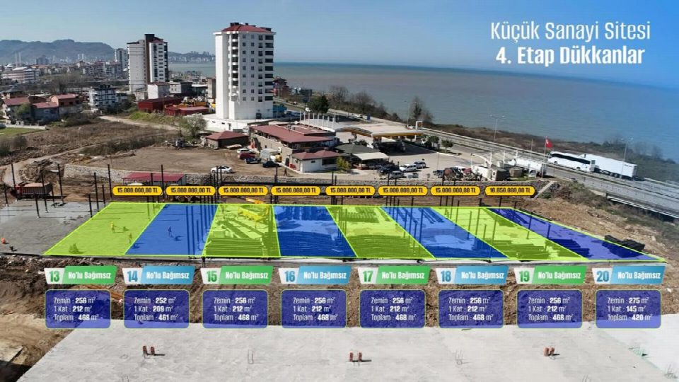 Fatsa Özel Sanayi Sitesi'nde 8 yeni dükkan için ihale süreci başlıyor