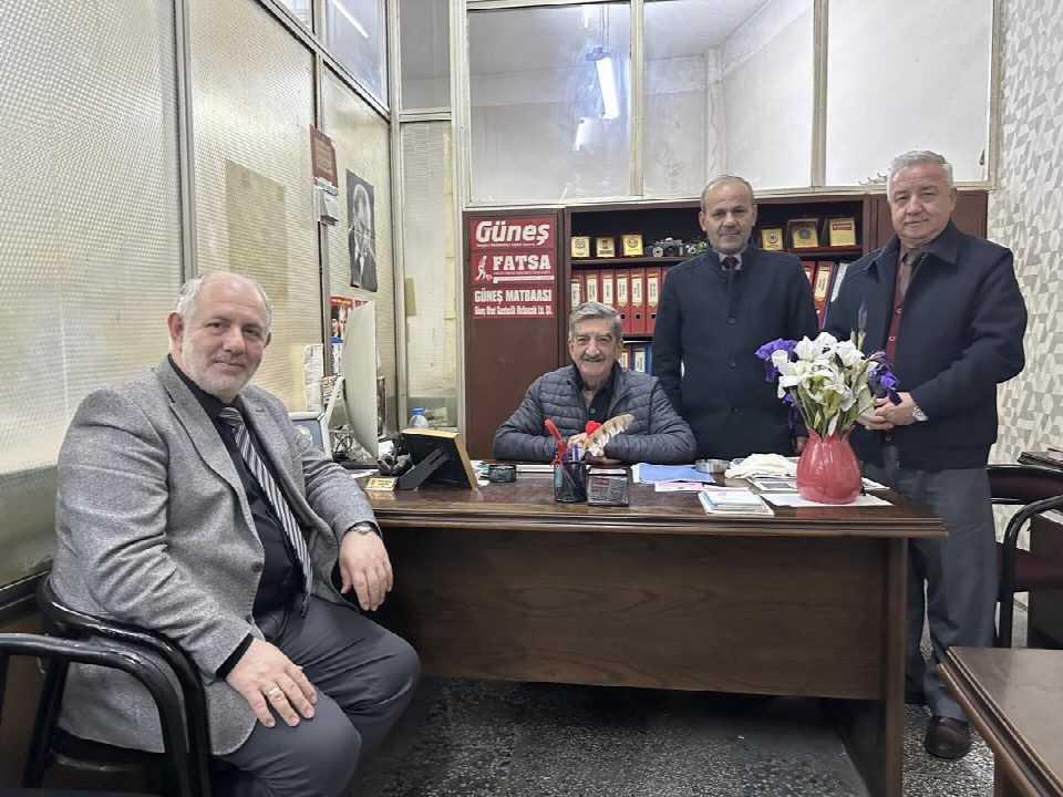 İilçe müftüsü Aziz Bul gazetemizi ziyaret etti