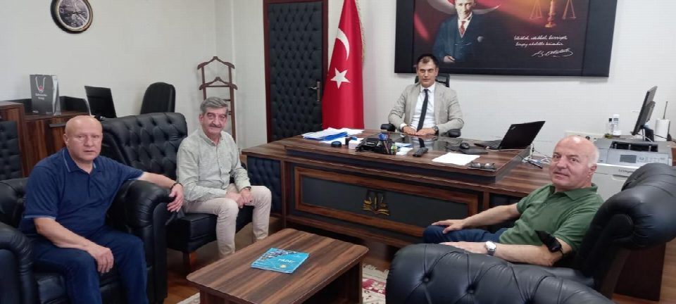 Gazete sahiplerinden Başsavcı Mehmet Fatih Kale'ye ziyaret