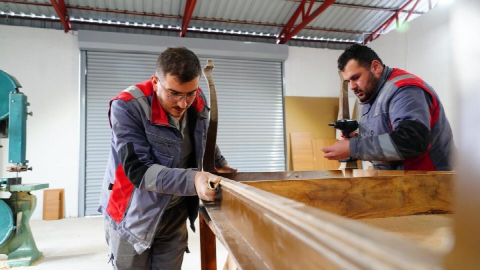 Fatsa kent mobilyaları atölyesinden geniş yelpazede üretim