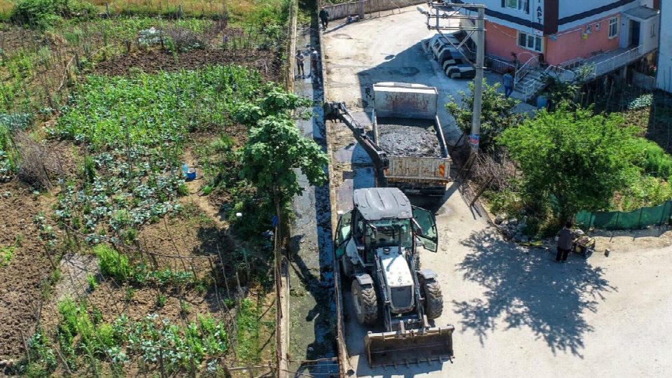 Fatsa belediyesi ani su taşkınlara karşı önlem alıyor