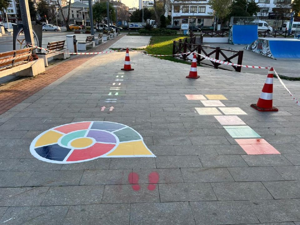 Ordu’nun sokakları oyun alanına dönüşüyor