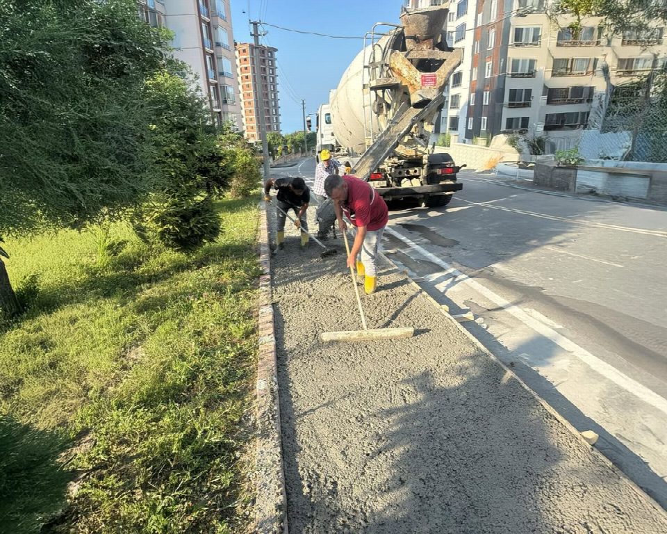 Fatsa belediyesi, şehir estetiğine kalıcı dokunuşlar yapıyor