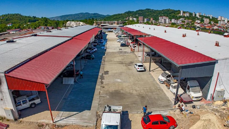 Fatsa belediyesi özel sanayi sitesinde üretime güç, ulaşıma konfor katıyor