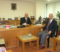 KAYMAKAM YURDAER'DEN SEVİM'E NEZAKET ZİYARETİ