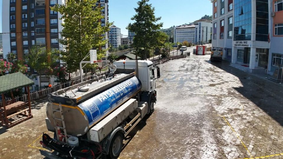 Fatsa belediyesi okulları yeni döneme hazırlıyor