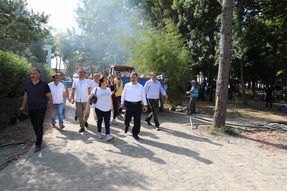 Çamlık mesire alanı yeni haliyle muhteşem oldu