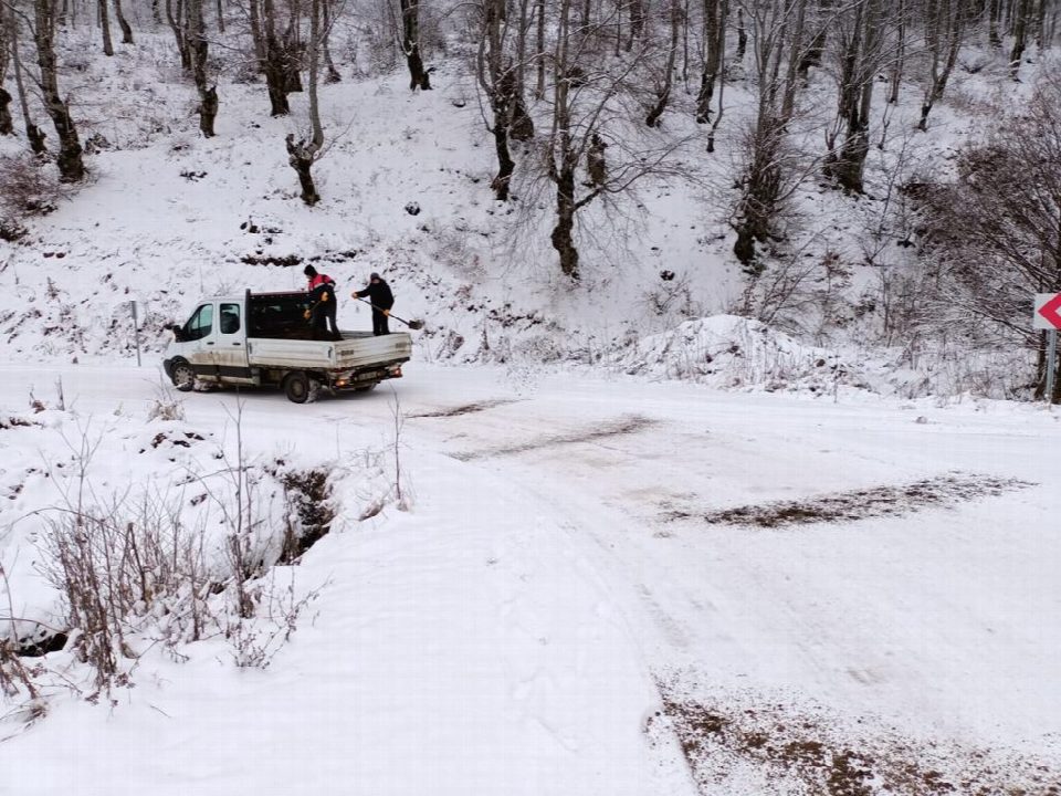 Ordu’da kar esaret değil