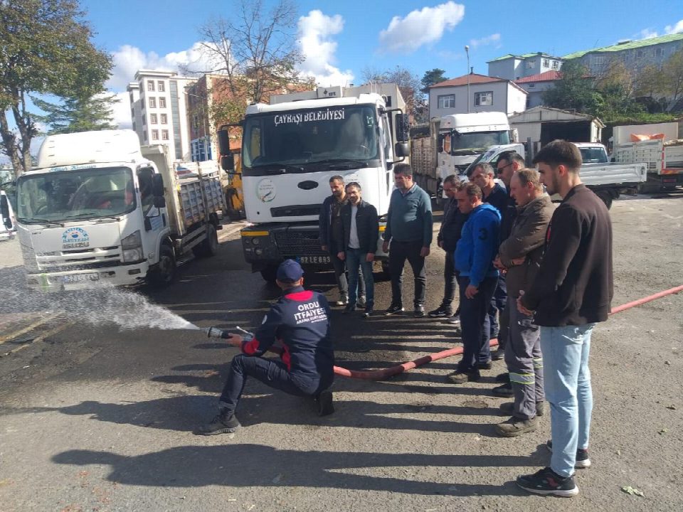 ORDU İTFAYESİ GÖNÜLLÜ İTFAİYECİLİK ÇALIŞMALARINA DEVAM EDİYOR