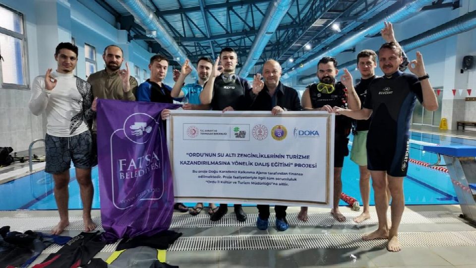 Doka destekli projeyle Ordu’da dalış eğitimleri başladı... Karadeniz’in su altı zenginlikleri turizme kazandırılıyor