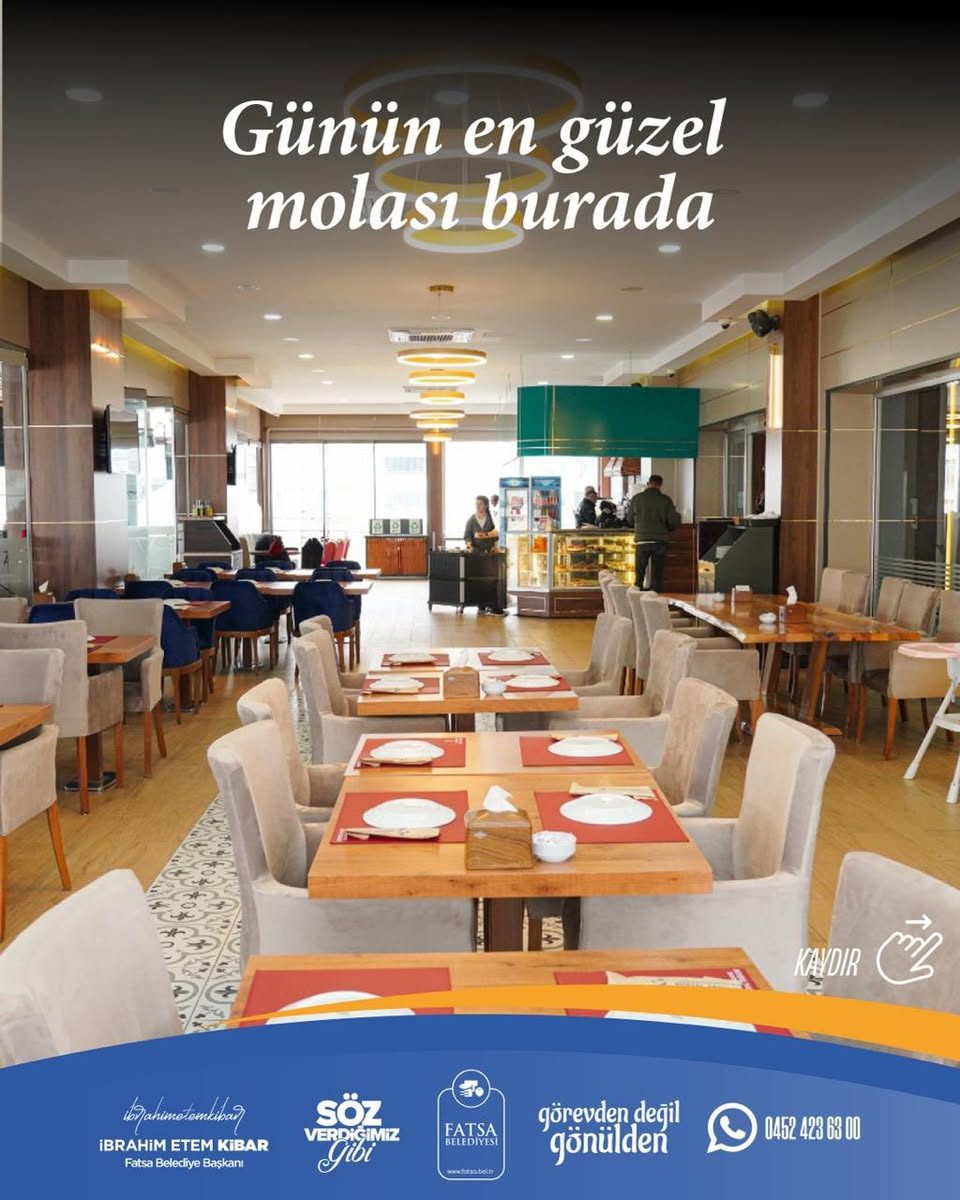 Fatsa belediyesi sosyal tesisi yenilenen yüzüyle hizmete devam ediyor