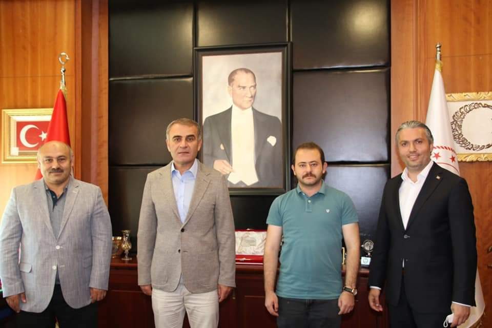 İrfan Fidan’ı ziyaret ettiler