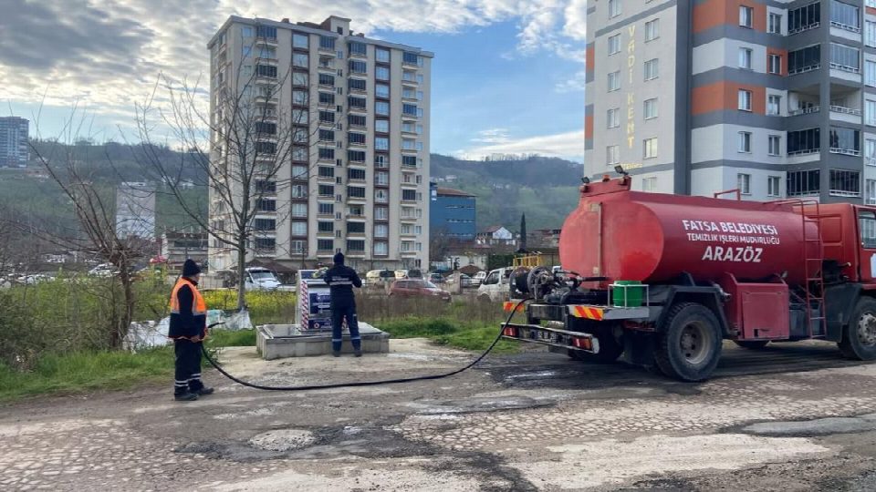 Fatsa’da daha temiz ve sağlıklı bir çevre için yoğun mesai