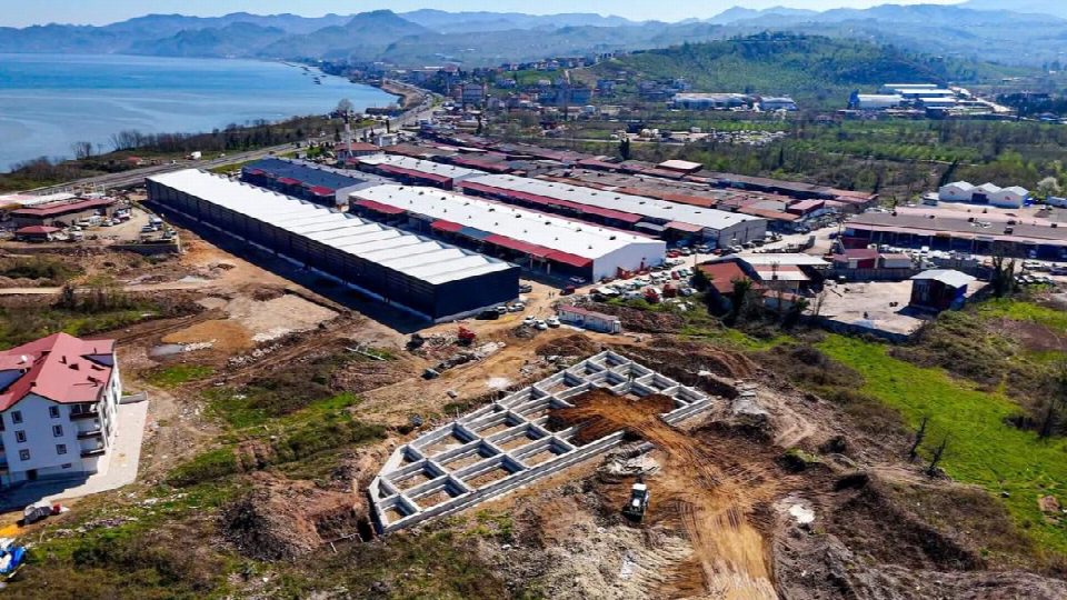 Özel sanayi sitesi’nin yolları tamamlanıyor