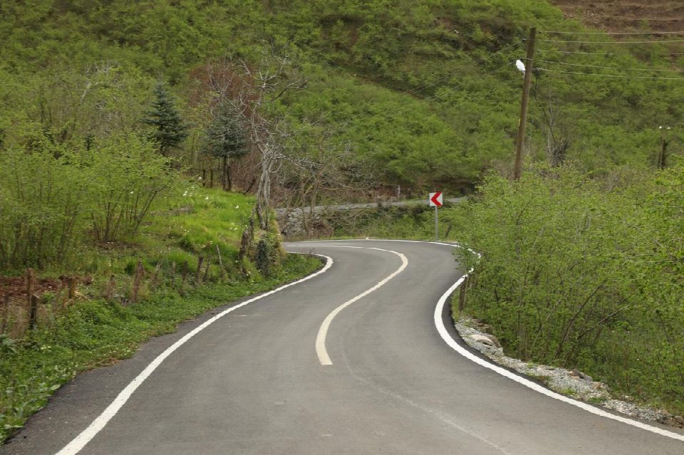 Ordu’da Tamamlanan Yollarda Trafik Güvenliği Artırılıyor