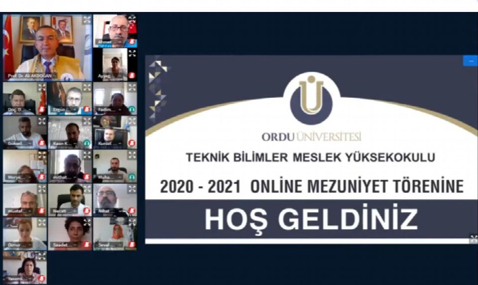 ODÜ Online Mezuniyet Törenleri Gerçekleştirildi