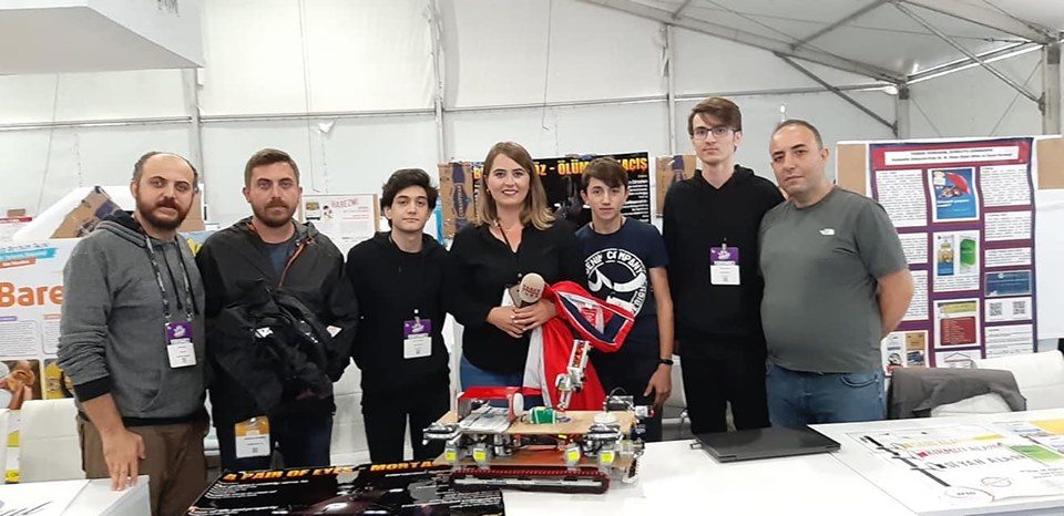 Cahit Zarifoğlu Anadolu Lisesi İstanbul'da yapılan Teknofest’te katıldı