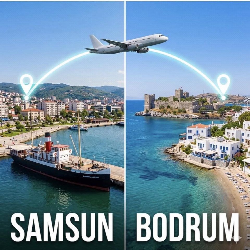 Samsun’dan Bodrum’a direkt uçuşlar başlıyor