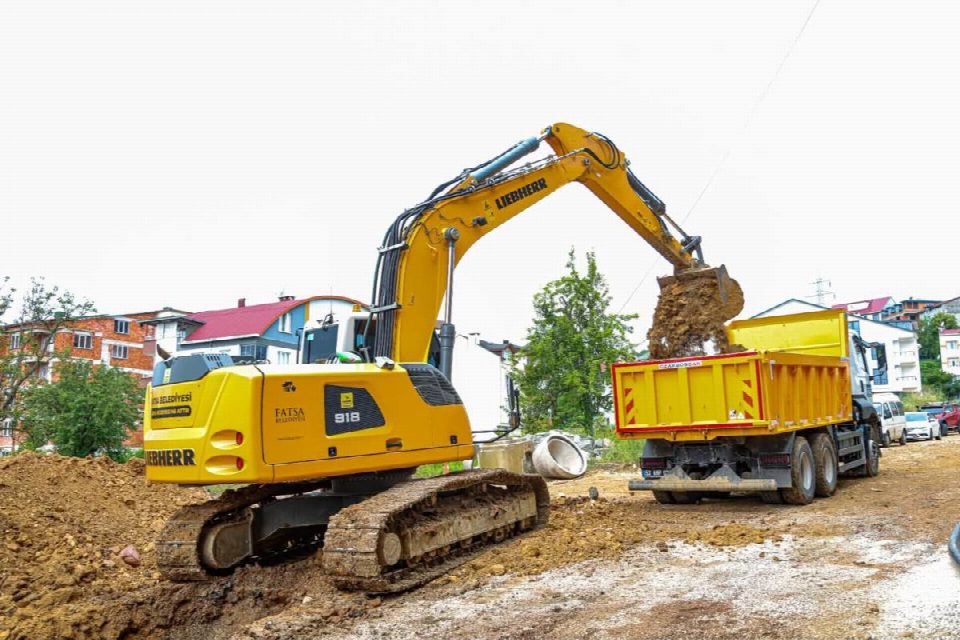 Evkaf mahallesi'nde yağmur suyu altyapı çalışması başladı
