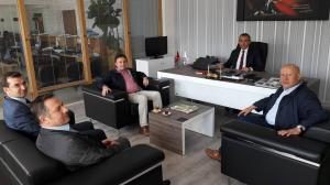 BAŞKAN UÇAR, MÜDÜR AYDIN'A ZİYARET