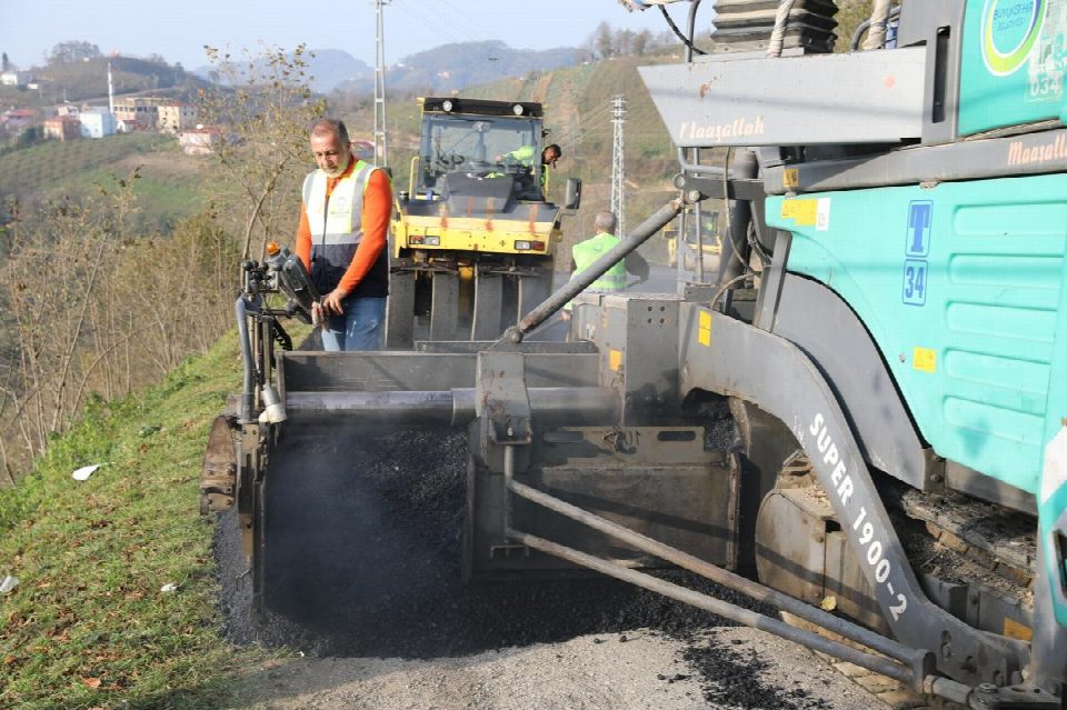 Fatsa’ya da bağlantı sağlayan 5 km’lik yol sıcak konforuyla buluşuyor