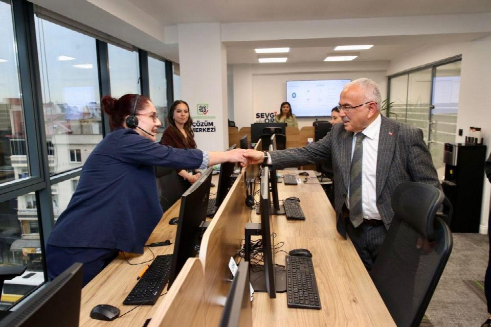Başkan Güler’den çözüm merkezine ziyaret