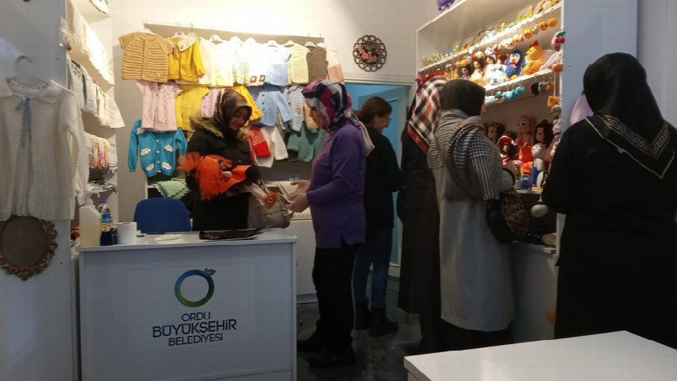 Ordulu kadınlar, el emeği çarşıları ile güçleniyor