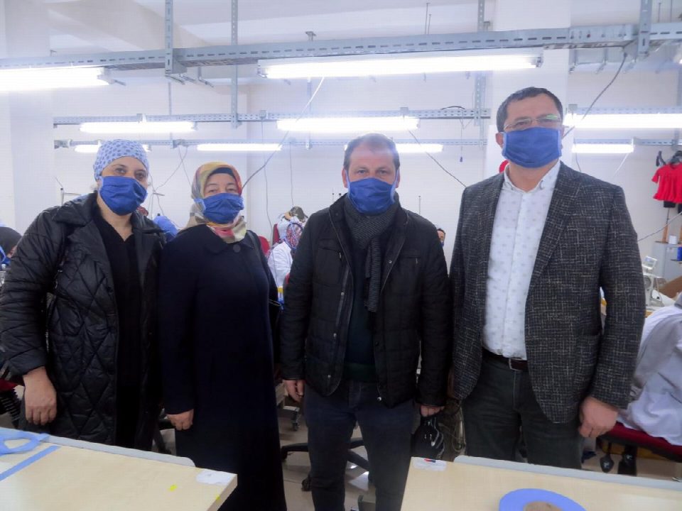 İLK ÜRETİM 1000 ADET MASKE TESLİM EDİLDİ