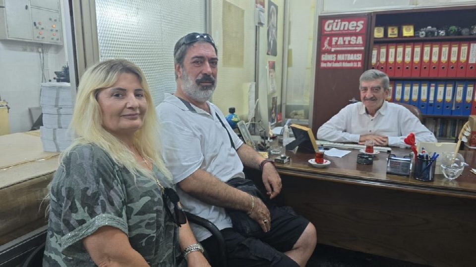 TEYFİK ŞAHİNEL GAZETEMİZİ ZİYARET ETTİ