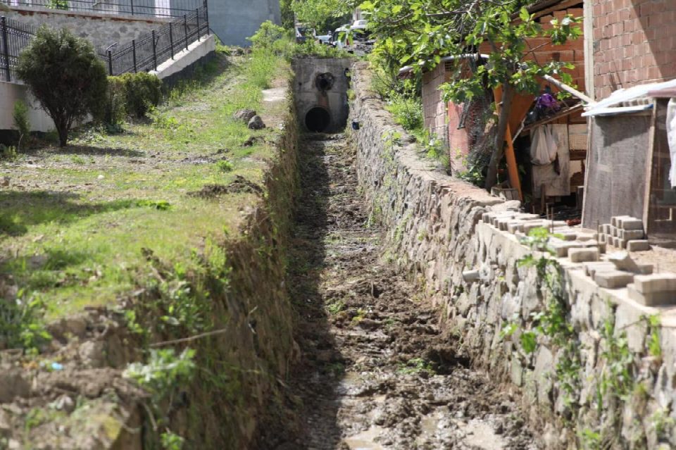 Derelerde temizlik çalışması yapılıyor