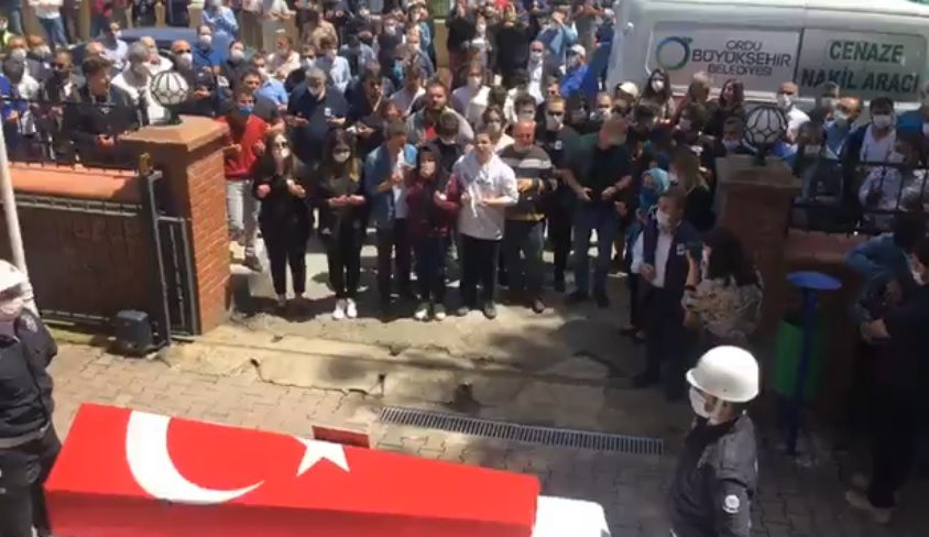Polis memuru Hüseyin Cengiz son yolculuğuna uğurlandı