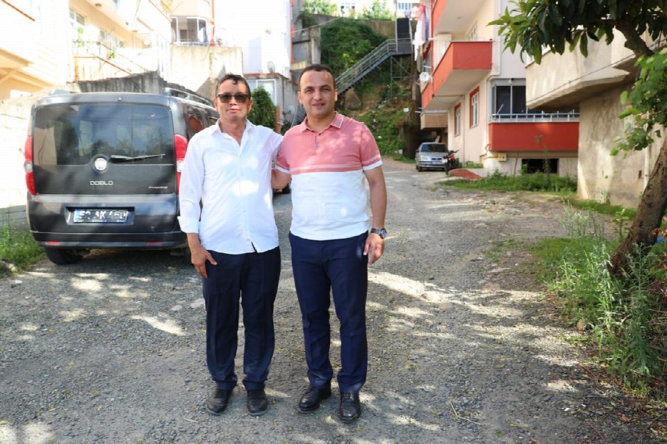 Merdiven vatandaşların işini kolaylaştırdı