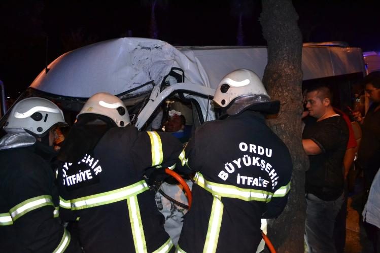 Fatsa’da trafik kazası : 5 Yaralı