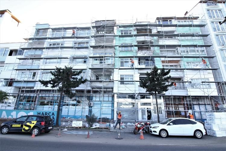 Fatsa’da binalara makyaj