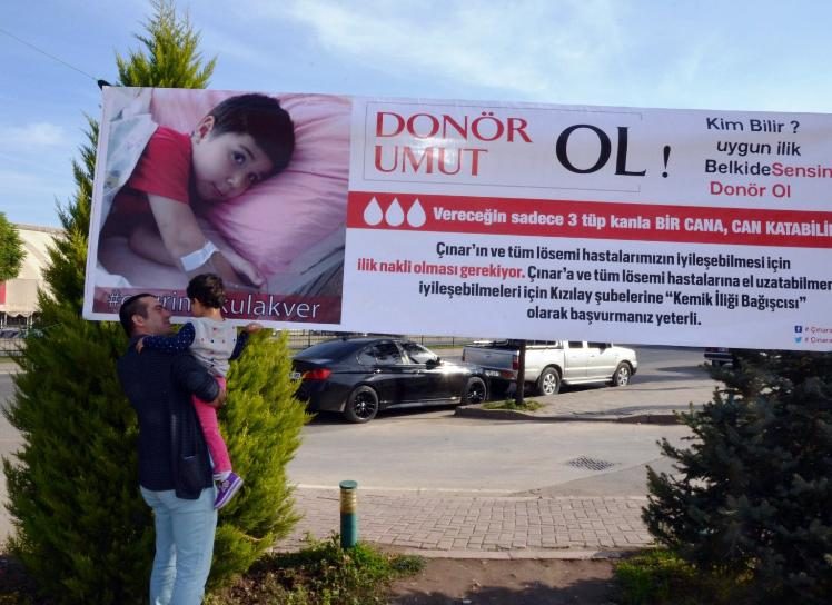 Lösemi hastası Çınar için uygun donör aranıyor