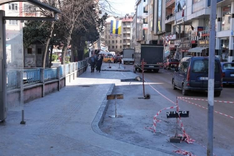 1,5 yılda 50 bin metrekare baskı beton kaldırım yapıldı