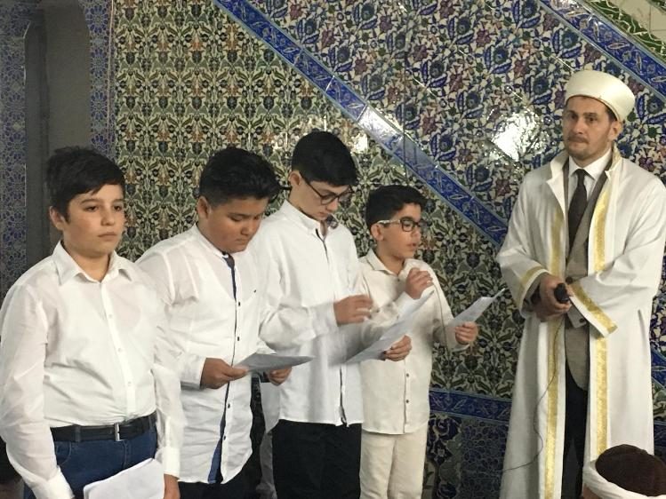 Fatsa'da çocuklardan Mevlid Kandili programı