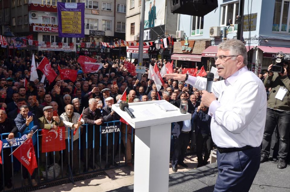 Büyük Fatsa mitingine binlerce kişi katıldı