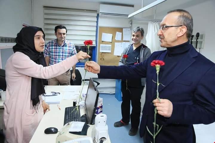 Vali Yavuz, Yeni Yıla Çalışarak Giren Kamu Görevlilerini Ziyaret etti