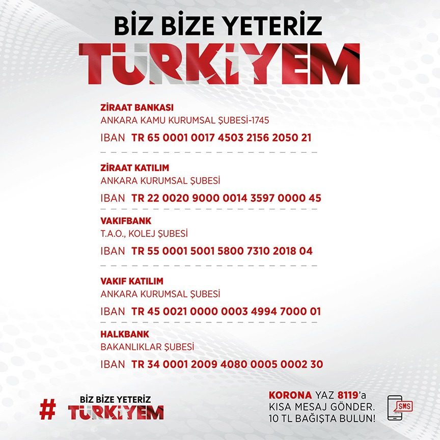 Vali Yavuz, “Biz Bize Yeteriz Türkiyem” İsimli Milli Dayanışma Kampanyasına Destek İstedi
