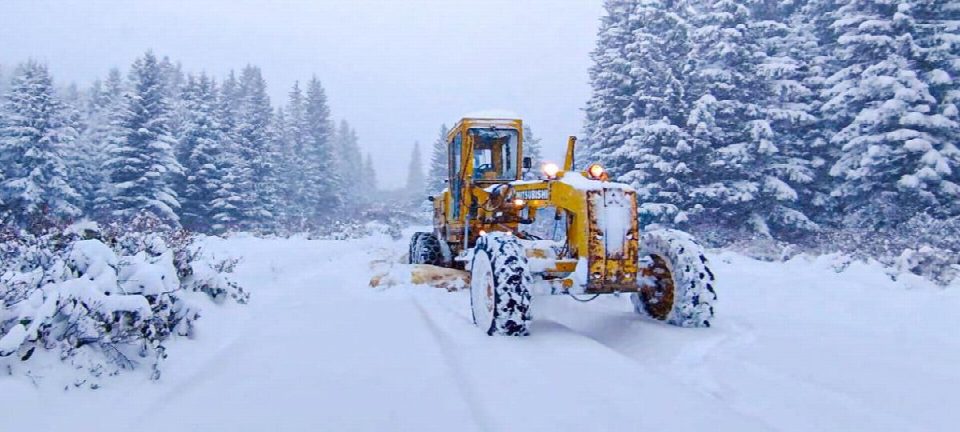 Ordu'da kar yağışı etkili oldu