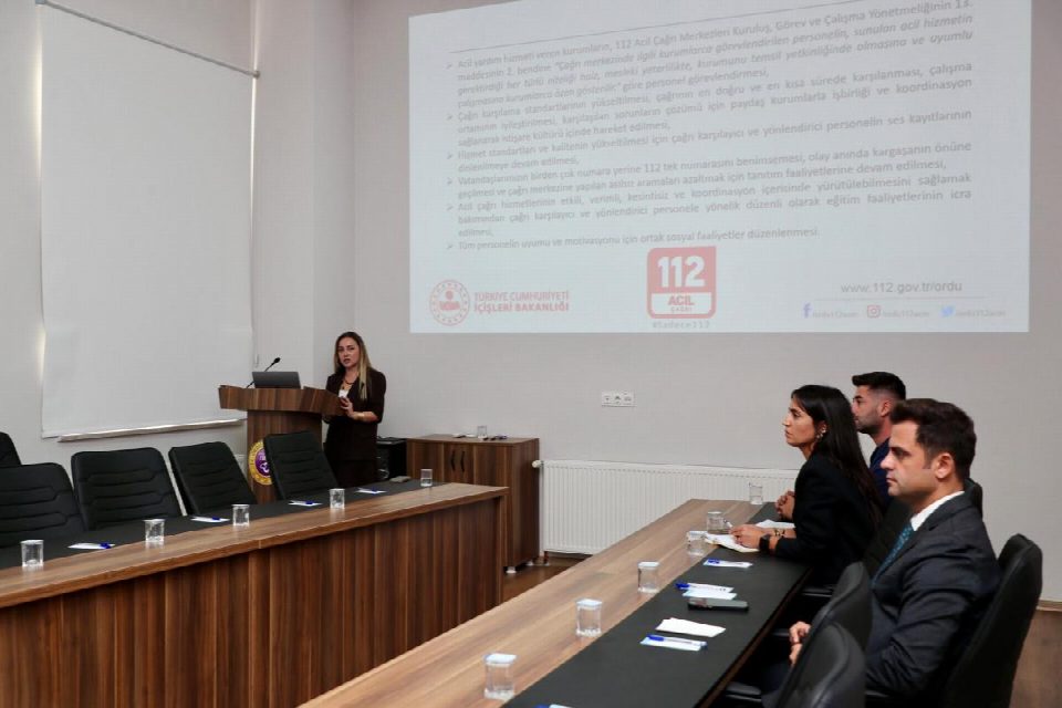 Acil çağrı hizmetleri il koordinasyon toplantısı yapıldı