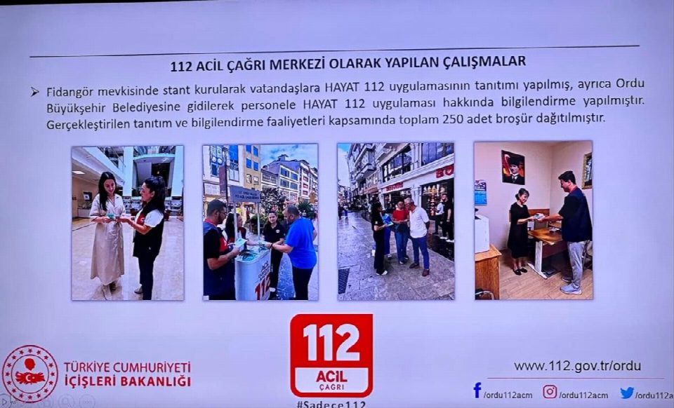 112 Acil çağrı hizmetleri il koordinasyon toplantısı yapıldı