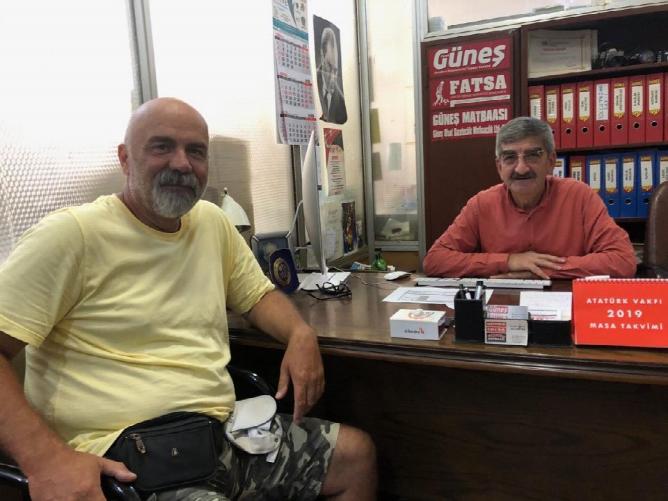 Burhan Güvenkaya gazetemizi ziyaret etti