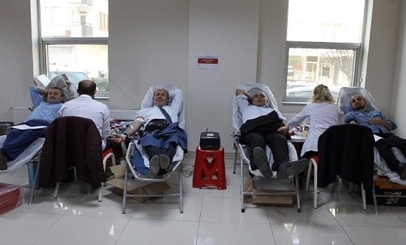FATSA MÜFTÜLÜĞÜ DİN GÖREVLİLERİ KAN BAĞIŞINDA BULUNDU