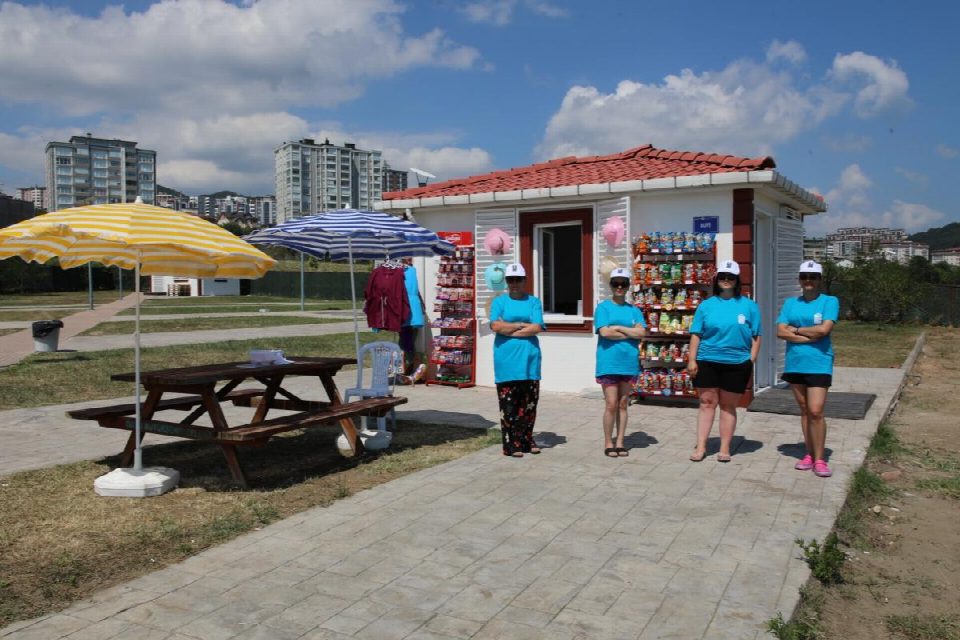 Fatsa kadınlar plajı” yeni sezona merhaba” dedi