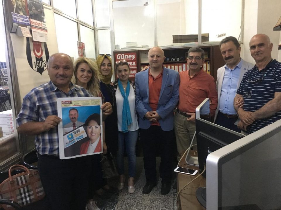 Yıldırım ve ilçe yönetimi gazetemizi ziyaret etti