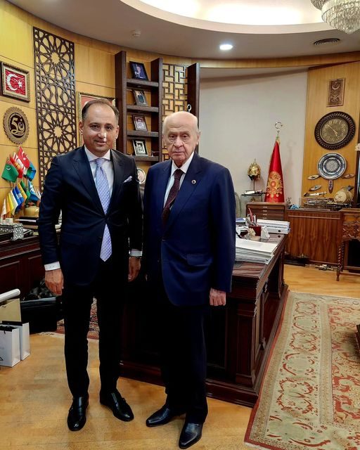 MHP lideri bahçeli ile görüşen Murat Kaçak “Yerel seçimler için talimatlarını aldım geliyorum”
