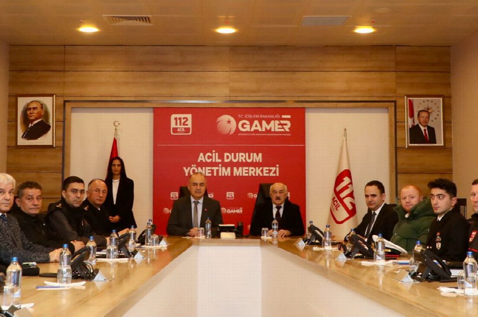 112 Acil Çağrı Hizmetleri Koordinasyon Toplantısı Yapıldı