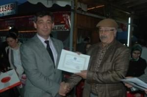 PERSONELLERE TAKDİRNAME BELGESİ VERİLDİ